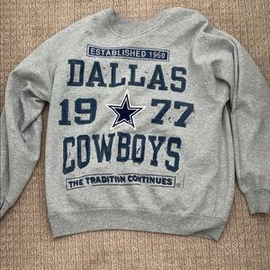 Dallas Cowboys Gray Sweatshirt
